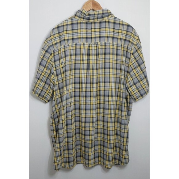 The North Face Men's Size XXL Short Sleeve Shirt Button Down Plaid Lined - Picture 6 of 13
